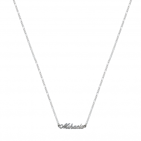 Lantisor argint personalizat nume Mihaela argint 9439FIG31320 Dras Lantisoare din argint cu nume: - Lantisor argint personalizat nume Mihaela argint 9439FIG31320 Dras