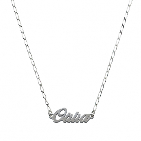 Cu nume decupate - Lantisor argint personalizat nume Otilia argint 9454FIG01305 Dras