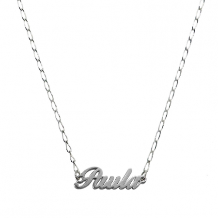 Cu nume decupate - Lantisor argint personalizat nume Paula argint 9431FIG01305 Dras