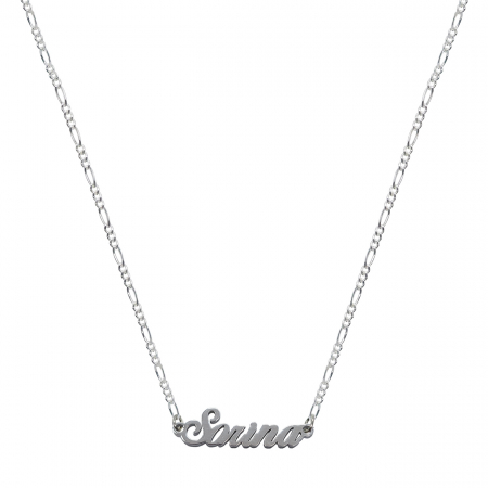 Cu nume decupate - Lantisor argint personalizat nume Sorina argint 9458FIG31360 Dras