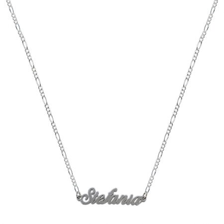 Cu nume decupate - Lantisor argint personalizat nume Stefania argint 9424FIG31360 Dras