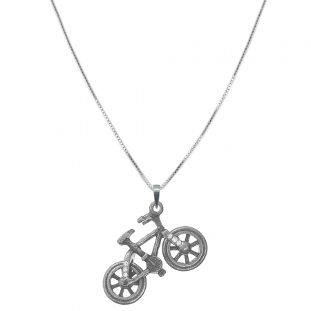 Ciclism - Lantisor argint personalizat pandantiv Bicicleta 6576VEN1170 Dras