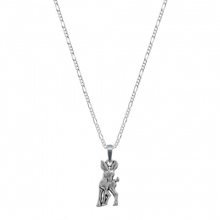 Lantisoare din argint cu animale: - Lantisor argint personalizat pandantiv Caprioara 9873FIG31390 Dras