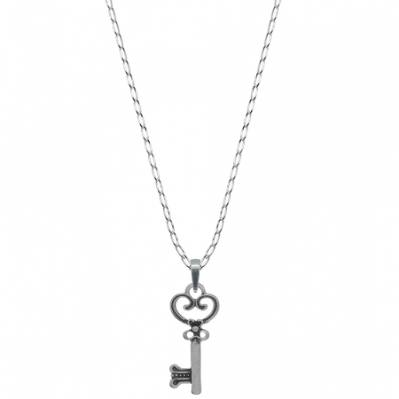 Lantisoare din argint cu diverse motive - Lantisor argint personalizat pandantiv Cheie 6562FIG01280 Dras