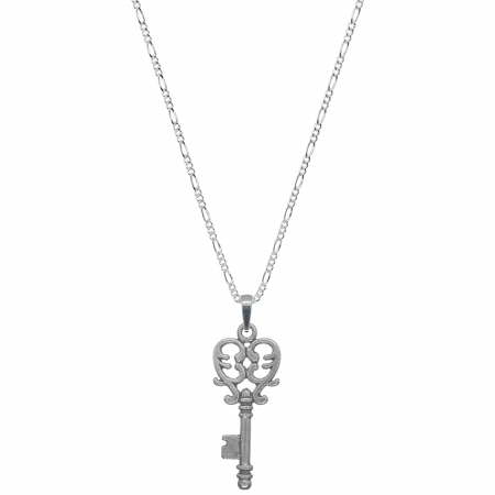 Lantisoare din argint cu diverse motive - Lantisor argint personalizat pandantiv Cheie 7912FIG31450 Dras