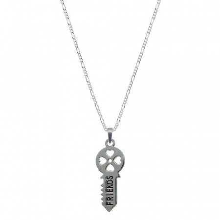 Lantisoare din argint cu diverse motive - Lantisor argint personalizat pandantiv Cheie 9899FIG31530 Dras