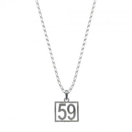 Cu cifre aniversare - Lantisor argint personalizat pandantiv Cifra 59 numar norocos cifre aniversare 10255_9FIG01430 Dras