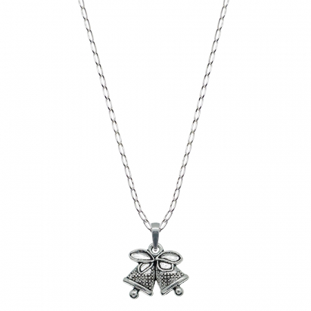 Lantisoare din argint cu diverse motive - Lantisor argint personalizat pandantiv Clopotei 9931FIG01480 Dras