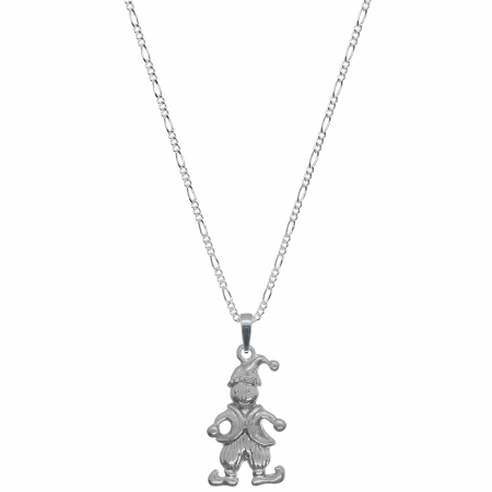 Lantisoare din argint cu diverse motive - Lantisor argint personalizat pandantiv Clovn 6693FIG31770 Dras