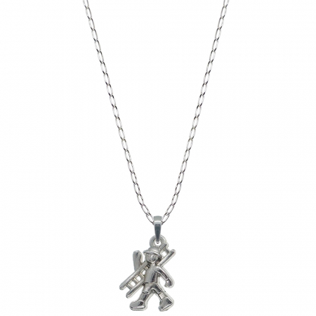 Lantisoare din argint cu talismane: - Lantisor argint personalizat pandantiv Cosar hornar 6958FIG01470 Dras