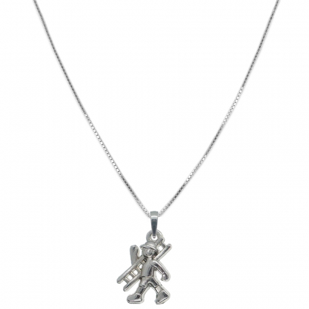 Lantisoare din argint cu talismane: - Lantisor argint personalizat pandantiv Cosar hornar 6958VEN500 Dras