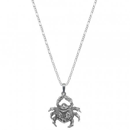 Lantisoare din argint cu animale: - Lantisor argint personalizat pandantiv Crab 6223FIG311120 Dras