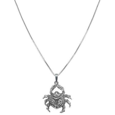 Lantisoare din argint cu animale: - Lantisor argint personalizat pandantiv Crab 6223VEN1100 Dras