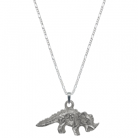 Lantisoare din argint cu animale: - Lantisor argint personalizat pandantiv Dinozaur 8830FIG31870 Dras