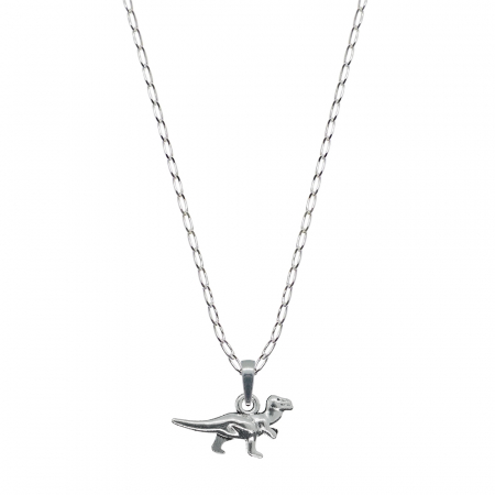 Lantisoare din argint cu animale: - Lantisor argint personalizat pandantiv Dinozaur 9879FIG01330 Dras