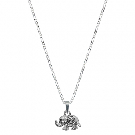 Lantisoare din argint cu animale: - Lantisor argint personalizat pandantiv Elefant 9695FIG31420 Dras