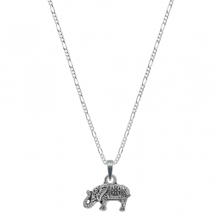 Lantisoare din argint cu animale: - Lantisor argint personalizat pandantiv Elefant 9697FIG31480 Dras