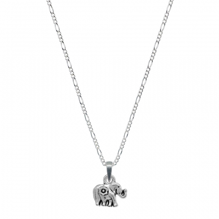 Lantisoare din argint cu animale: - Lantisor argint personalizat pandantiv Elefant 9874FIG31410 Dras