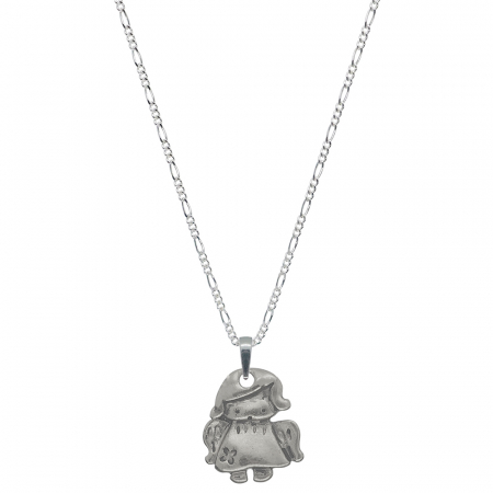 Cu ingerasi - Lantisor argint personalizat pandantiv Fetita Ingeras 7232FIG31740 Dras