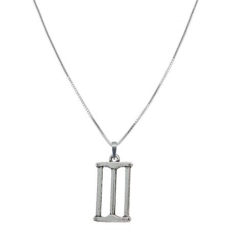 Tamplar - Lantisor argint personalizat pandantiv Fierastrau 9646VEN520 Dras
