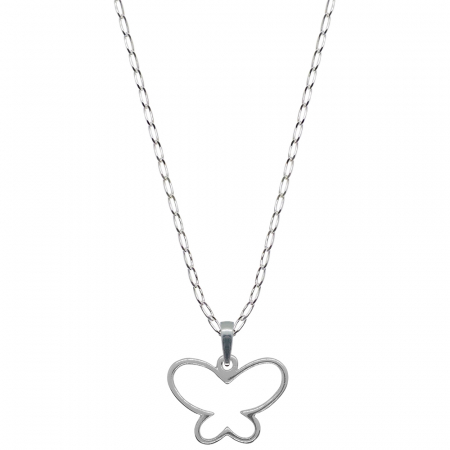 Lantisoare din argint cu insecte: - Lantisor argint personalizat pandantiv Fluturas 6351FIG01305 Dras