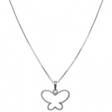 Lantisoare din argint cu insecte: - Lantisor argint personalizat pandantiv Fluturas 6351VEN300 Dras
