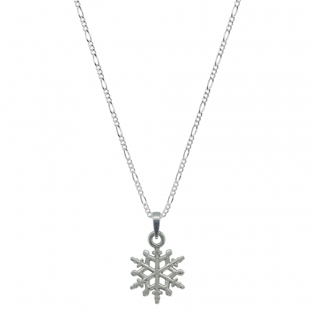Lantisoare din argint cu diverse motive - Lantisor argint personalizat pandantiv Fulg de nea 10023FIG31385 Dras