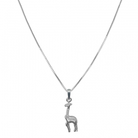 Lantisoare din argint cu animale: - Lantisor argint personalizat pandantiv Girafa 9714VEN310 Dras
