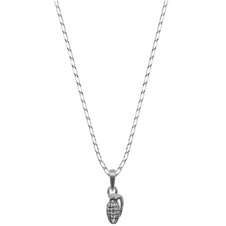 Lantisoare din argint cu diverse motive - Lantisor argint personalizat pandantiv Grenada 6744FIG01360 Dras