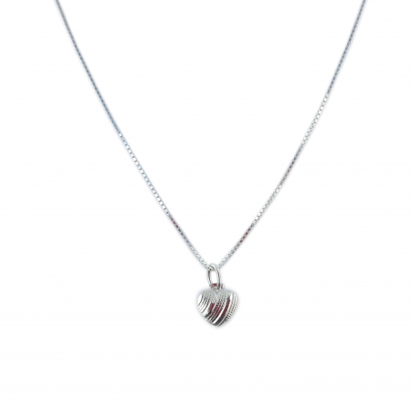 Cu inimioare - Lantisor argint personalizat pandantiv Inimioara argint 6030VEN335 Dras