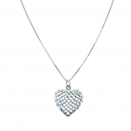 Cu inimioare - Lantisor argint personalizat pandantiv Inimioara argint argint 4390VEN390 Dras