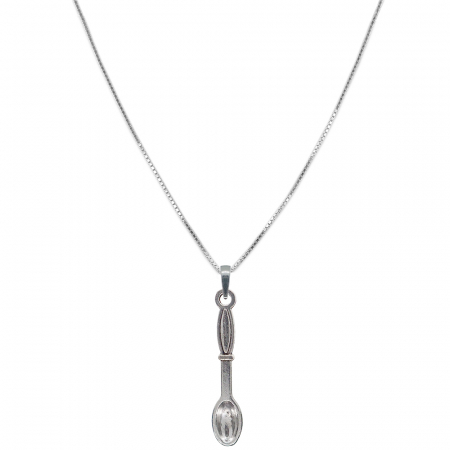 Bucatar - Lantisor argint personalizat pandantiv Lingura 9331VEN340 Dras