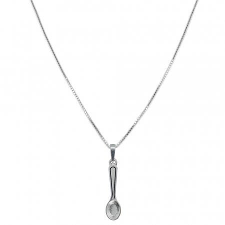 Bucatar - Lantisor argint personalizat pandantiv Lingura 9334VEN300 Dras