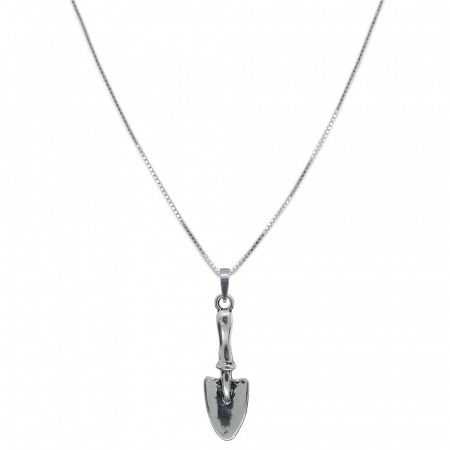Agricultor - Lantisor argint personalizat pandantiv Lopatica 9379VEN410 Dras
