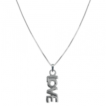Cu dragoste - Lantisor argint personalizat pandantiv Love 9907VEN380 Dras