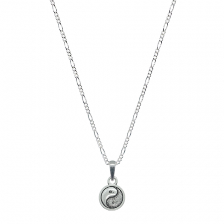 Lantisoare din argint cu diverse motive - Lantisor argint personalizat pandantiv Medalion Yin Yang 10024FIG31340 Dras