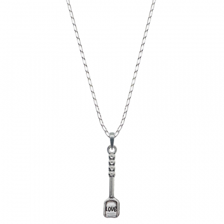 Bucatar - Lantisor argint personalizat pandantiv Paleta pentru gatit 9330FIG01320 Dras