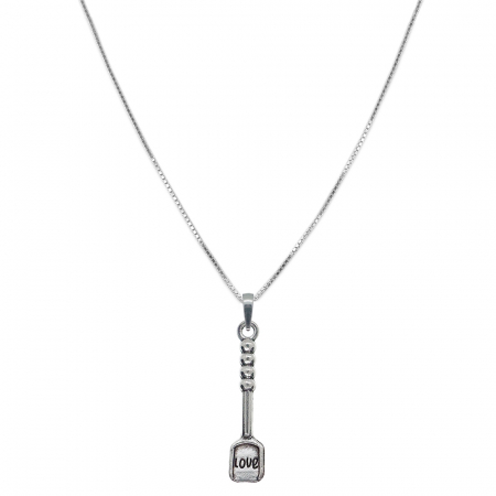 Bucatar - Lantisor argint personalizat pandantiv Paleta pentru gatit 9330VEN350 Dras