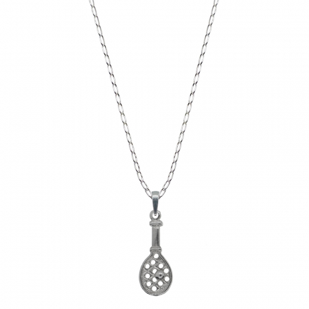 Tenis - Lantisor argint personalizat pandantiv Paleta tenis 8455FIG01400 Dras