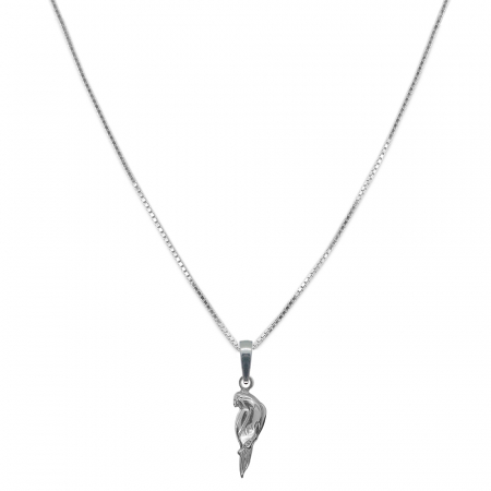 Cu papagali - Lantisor argint personalizat pandantiv Papagal 9691VEN320 Dras
