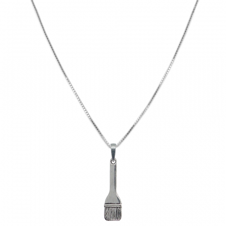 Pictor/Zugrav - Lantisor argint personalizat pandantiv Pensula 9637VEN410 Dras