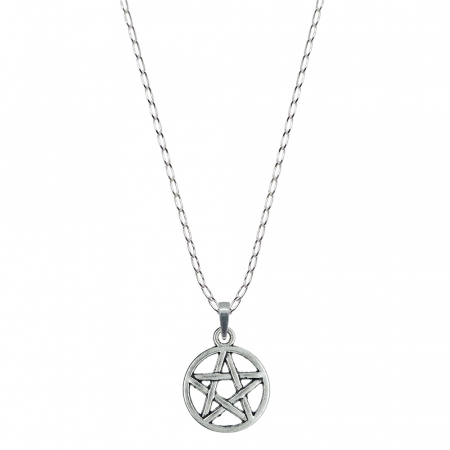 Cu stelute - Lantisor argint personalizat pandantiv Pentagrama 10157FIG01350 Dras
