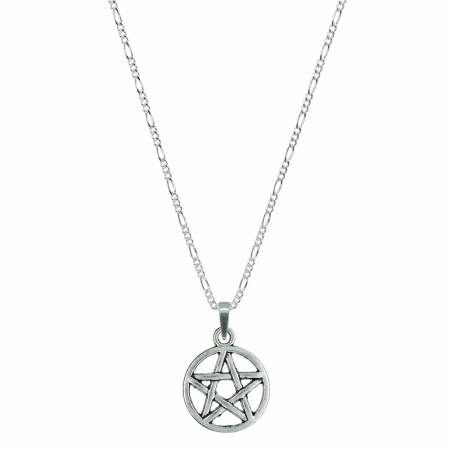 Cu stelute - Lantisor argint personalizat pandantiv Pentagrama 10157FIG31400 Dras