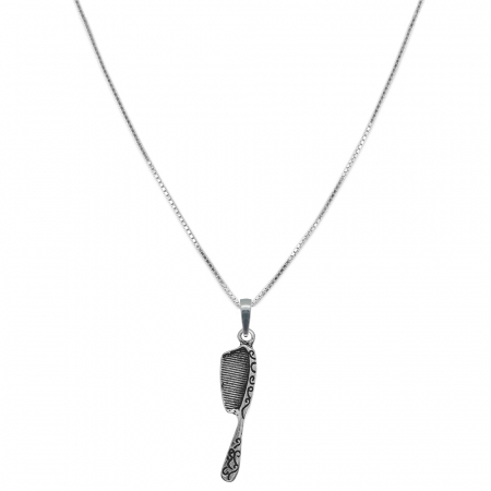 Lantisoare din argint cu diverse motive - Lantisor argint personalizat pandantiv Piaptan 6617VEN340 Dras