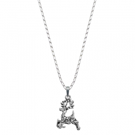 Lantisoare din argint cu animale: - Lantisor argint personalizat pandantiv Ren 9705FIG01390 Dras