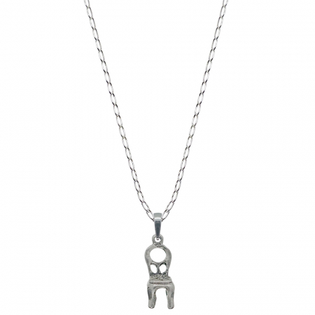 Lantisoare din argint cu diverse motive - Lantisor argint personalizat pandantiv Scaun 6977FIG01300 Dras