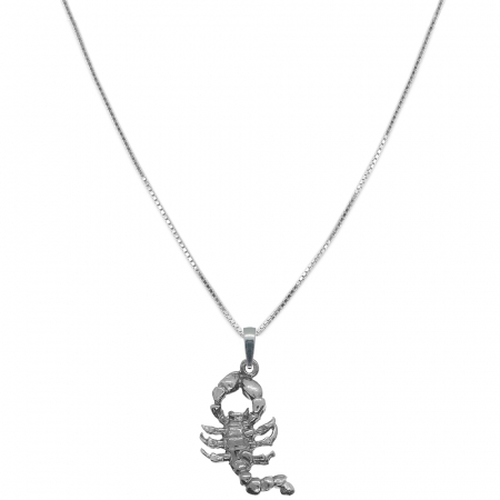 Lantisoare din argint cu animale: - Lantisor argint personalizat pandantiv Scorpion 6221VEN550 Dras