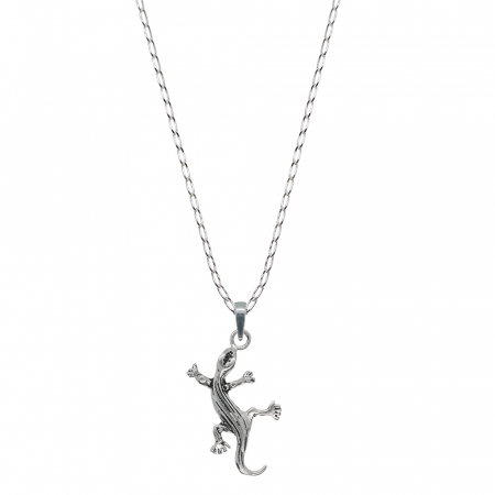 Lantisoare din argint cu animale: - Lantisor argint personalizat pandantiv Soparla 6208FIG01460 Dras