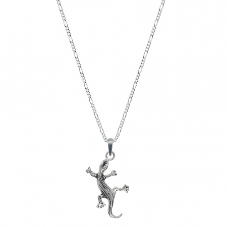 Lantisoare din argint cu animale: - Lantisor argint personalizat pandantiv Soparla 6208FIG31510 Dras