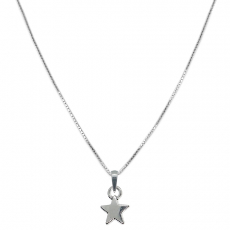 Cu stelute - Lantisor argint personalizat pandantiv Stea 9592VEN300 Dras
